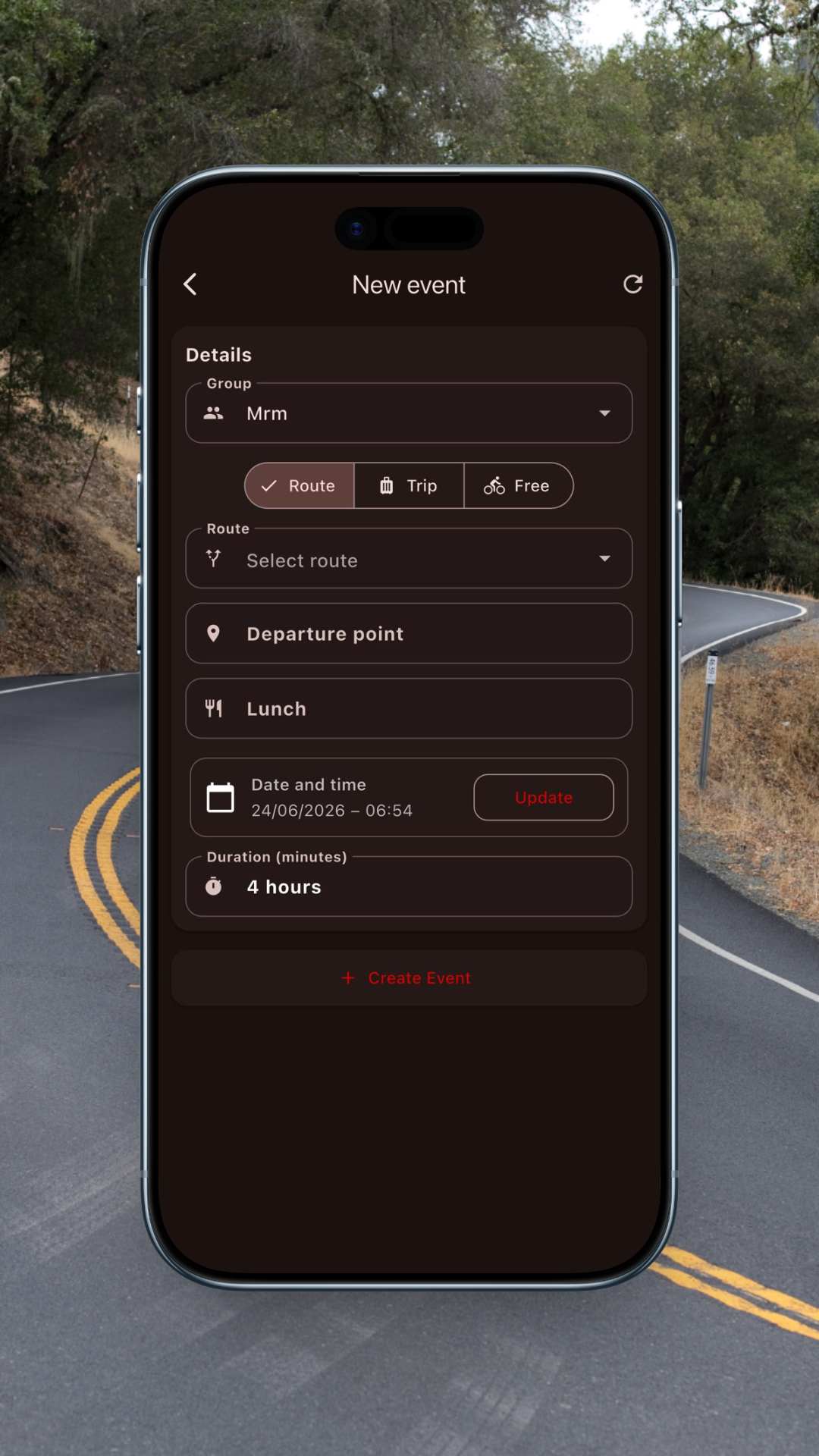 App MotoFlap — Events & ride-outs
